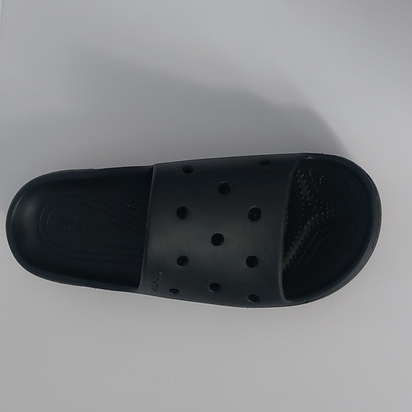 Crocs Classic  slide V2 sandals comfort black mens 9 women's 11 - Picture 3 of 5